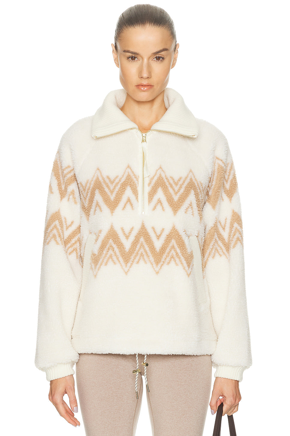 Hendrik Half Zip Sherpa Sweatshirt