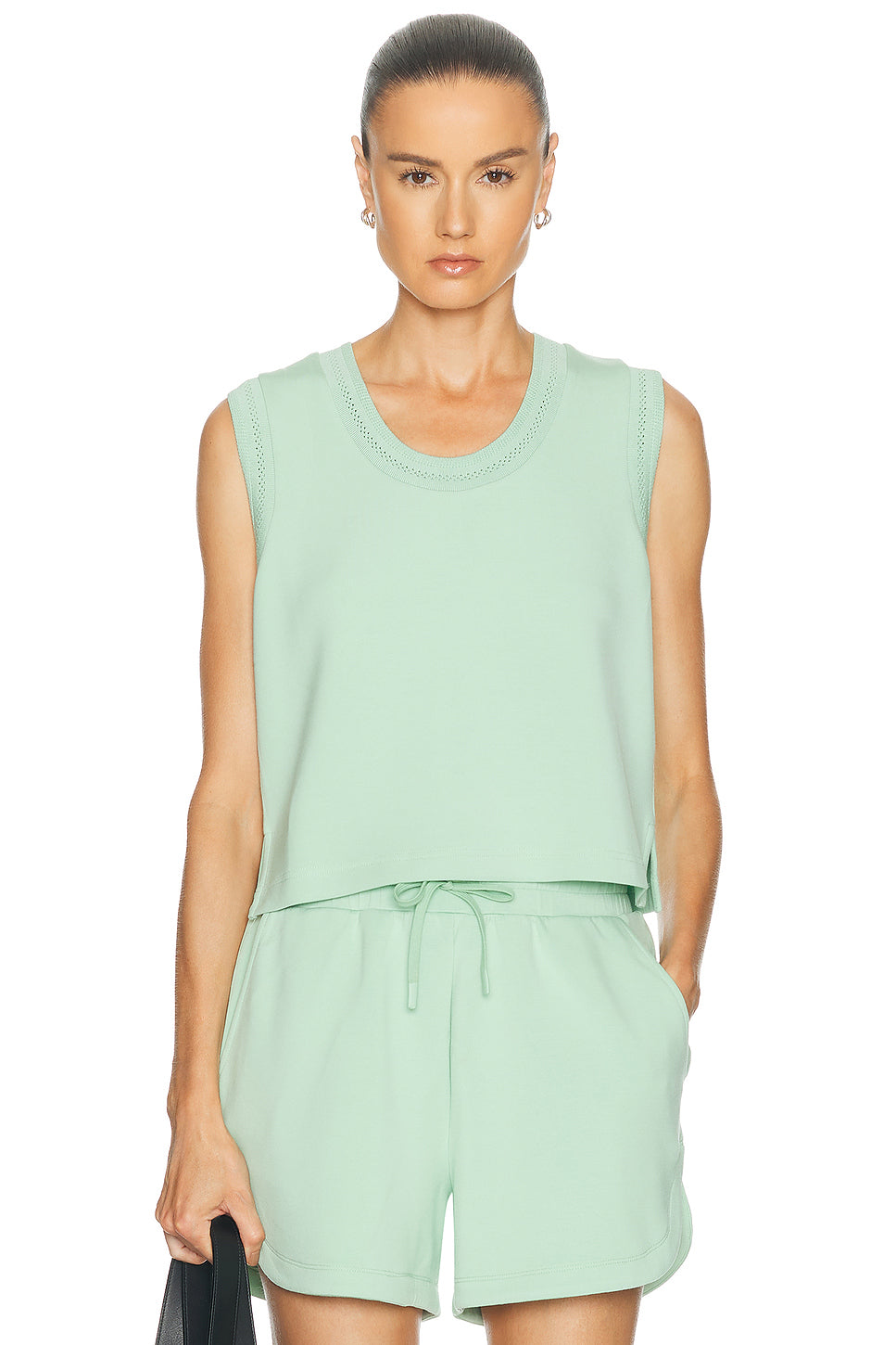 Cambrie Scoop Neck Tank Top