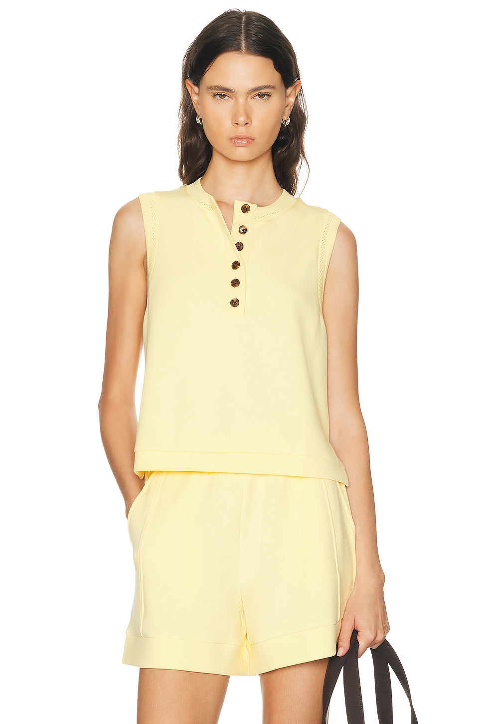 Marla Button Placket Tank Top