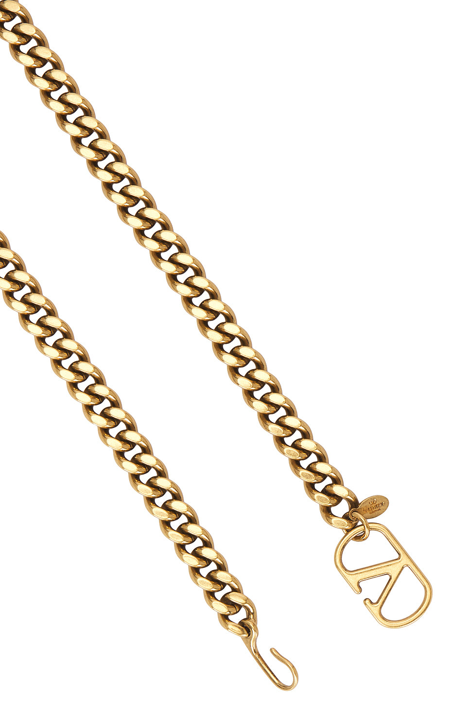 V Logo Signature Chain Belt