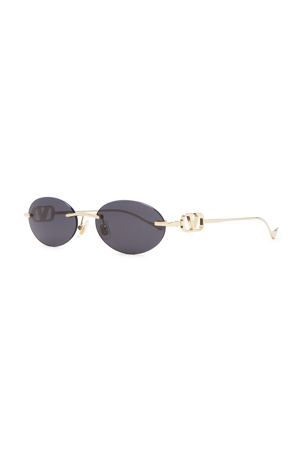 Bejewelled Oval Sunglasses