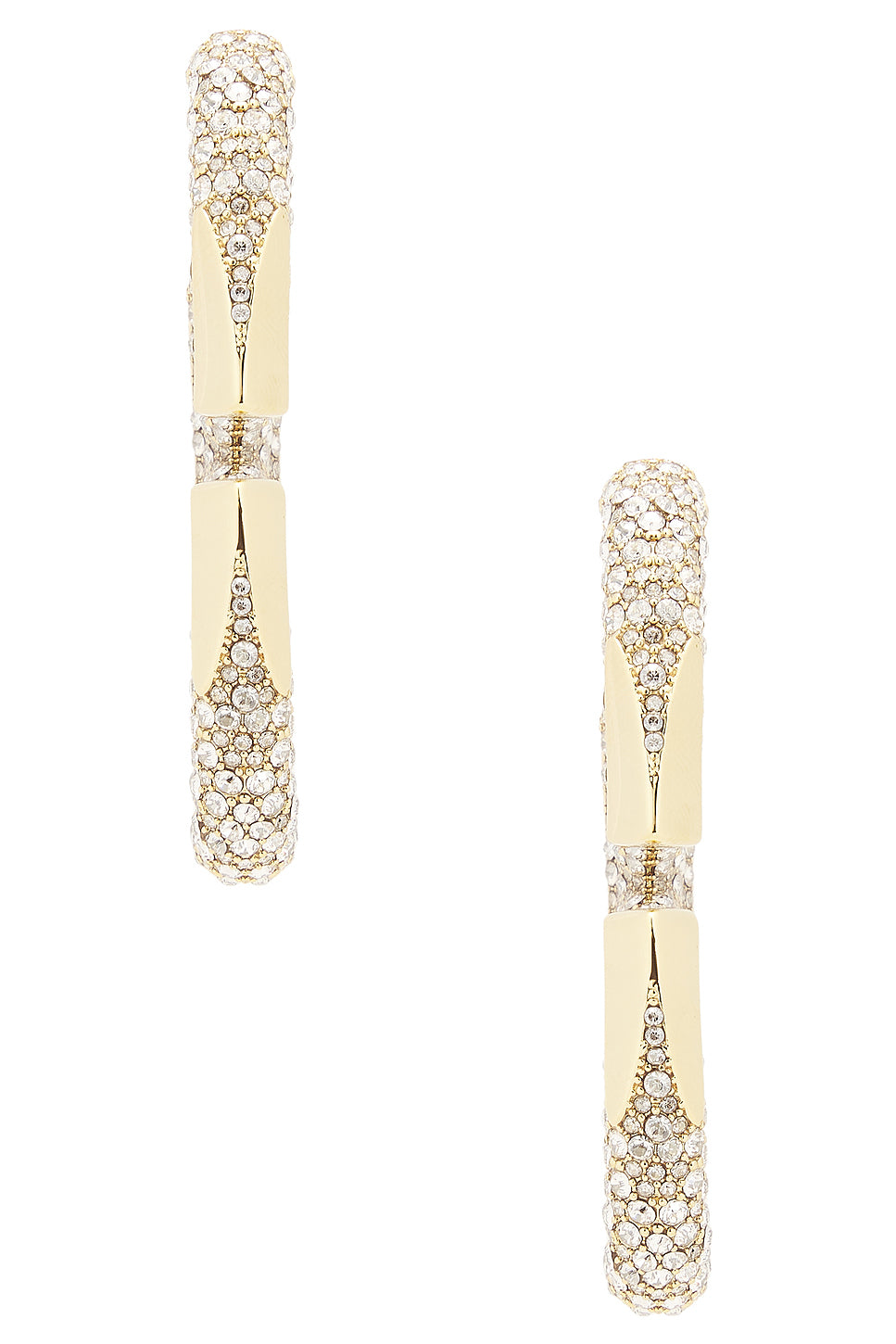 V Logo The Bold Edition Crystal Earrings