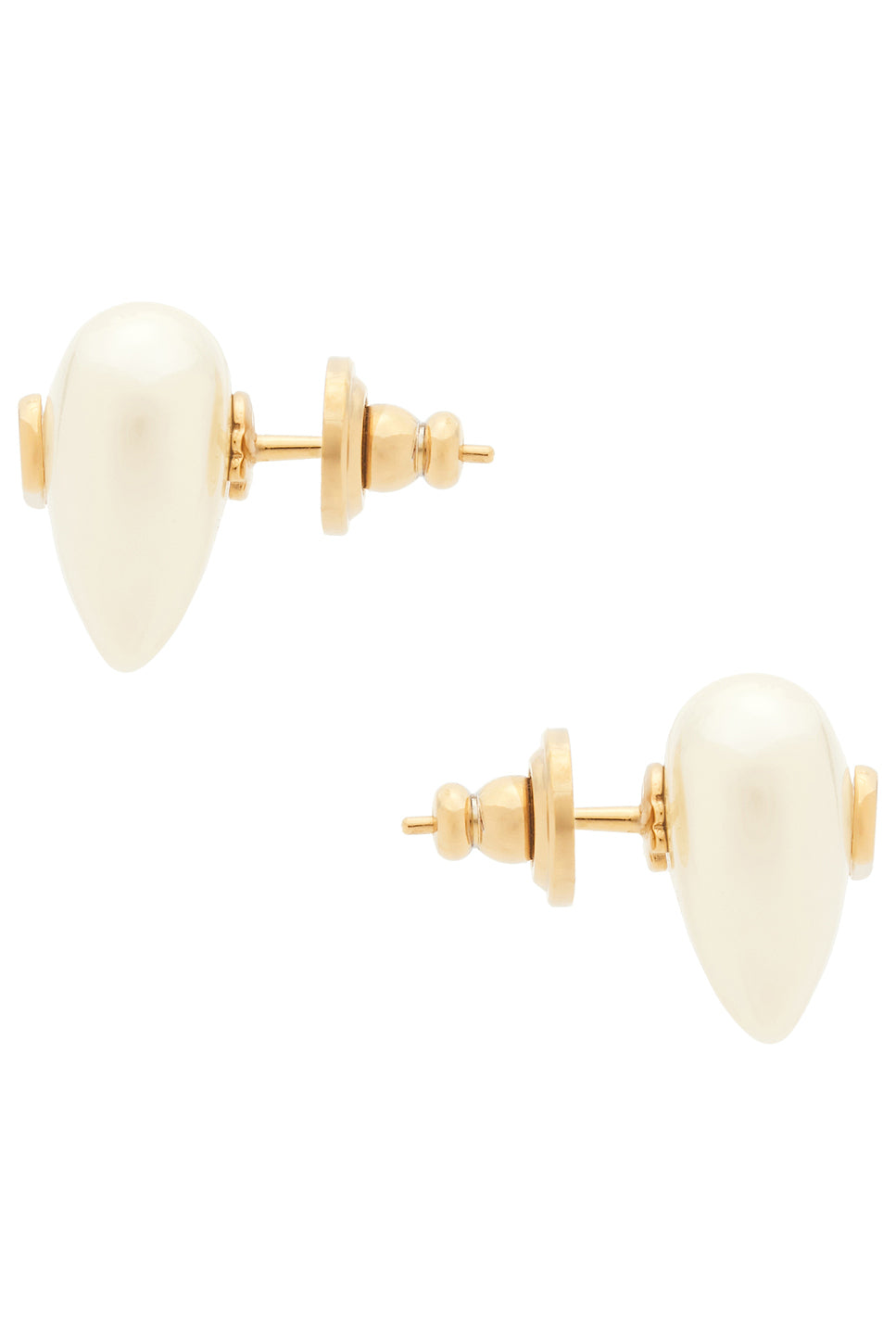 V Logo Signature Pearl Earrings