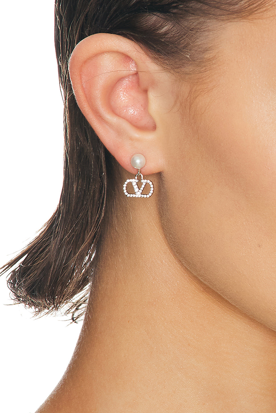 Vlogo Signature Pearl Earrings