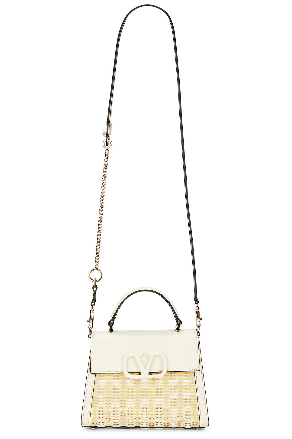 V Sling Small Top Handle Bag