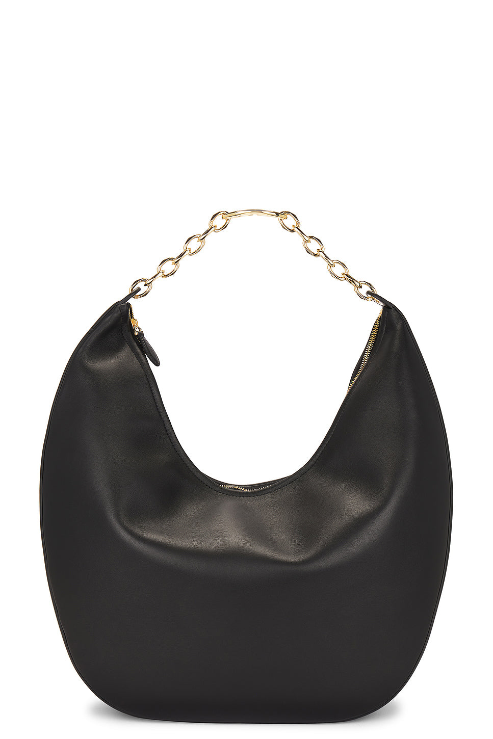 Large V Logo Moon Hobo Bag