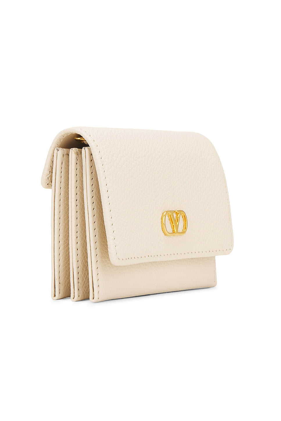 V Logo Signature Card Case