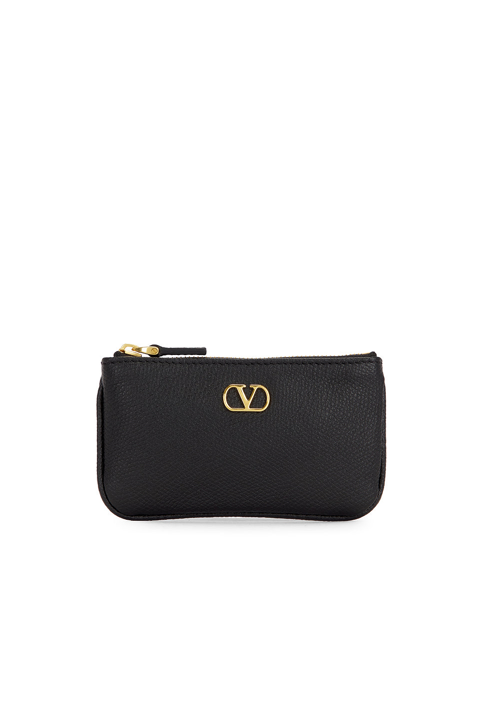 V Logo Signature Coin Purse