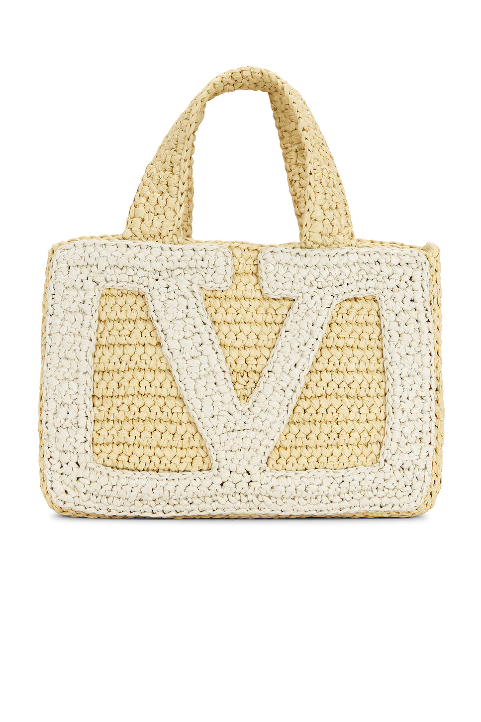 Crochet Raffia Viva Superstar Small Tote Bag
