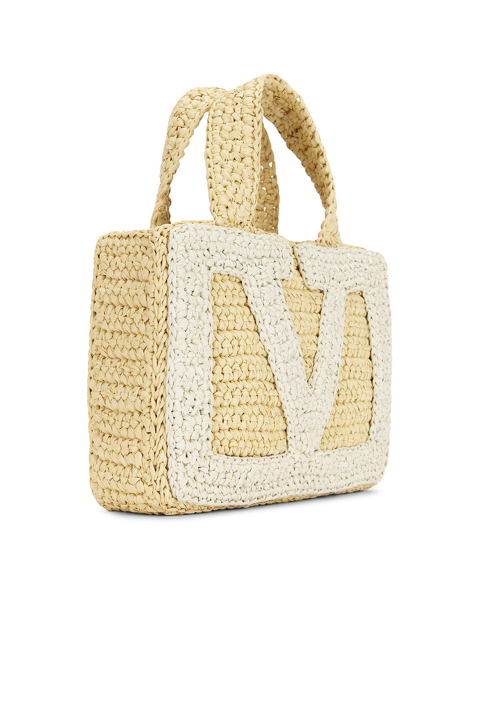 Crochet Raffia Viva Superstar Small Tote Bag