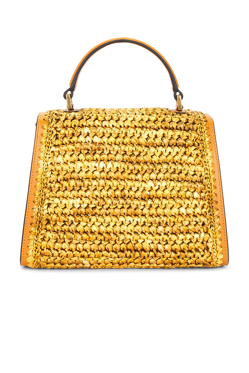Crochet Raffia VSLING Top Handle Bag