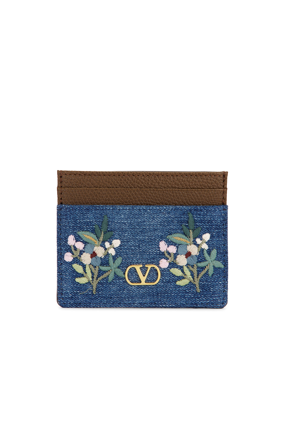 V Logo Signature Card Holder