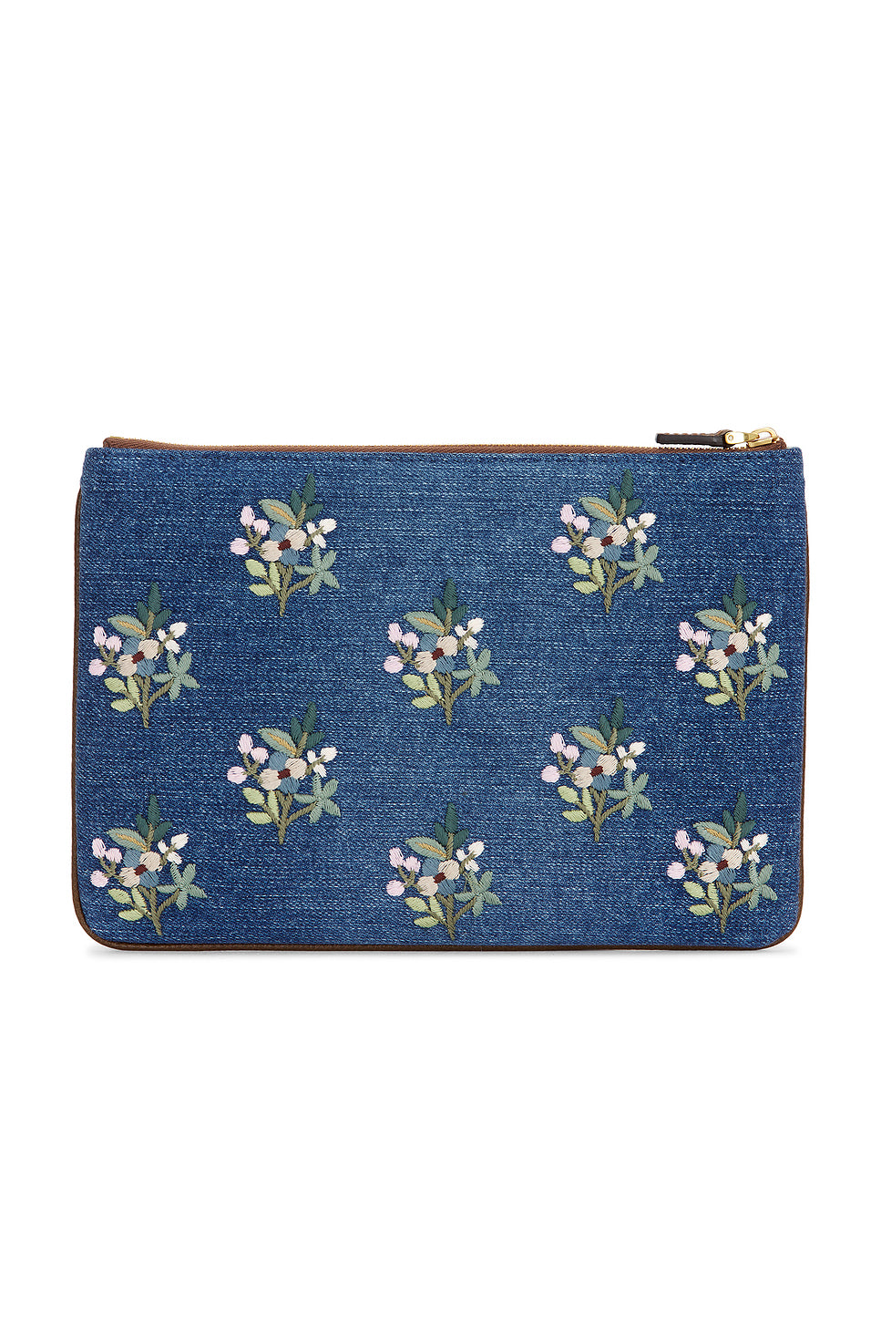 V Logo Signature Medium Flat Pouch