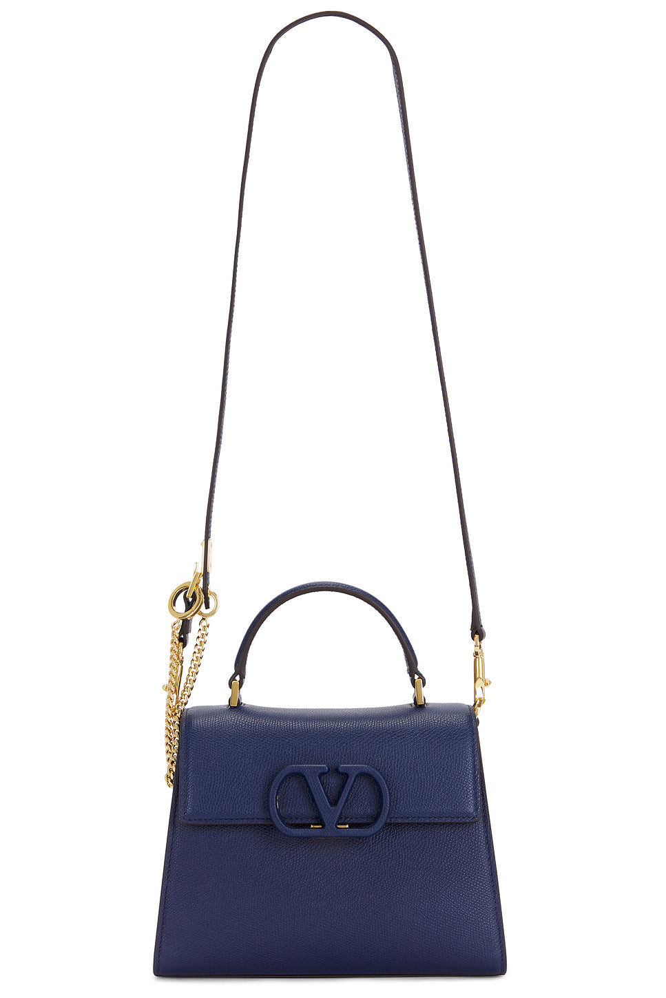 V Sling Small Top Handle Bag