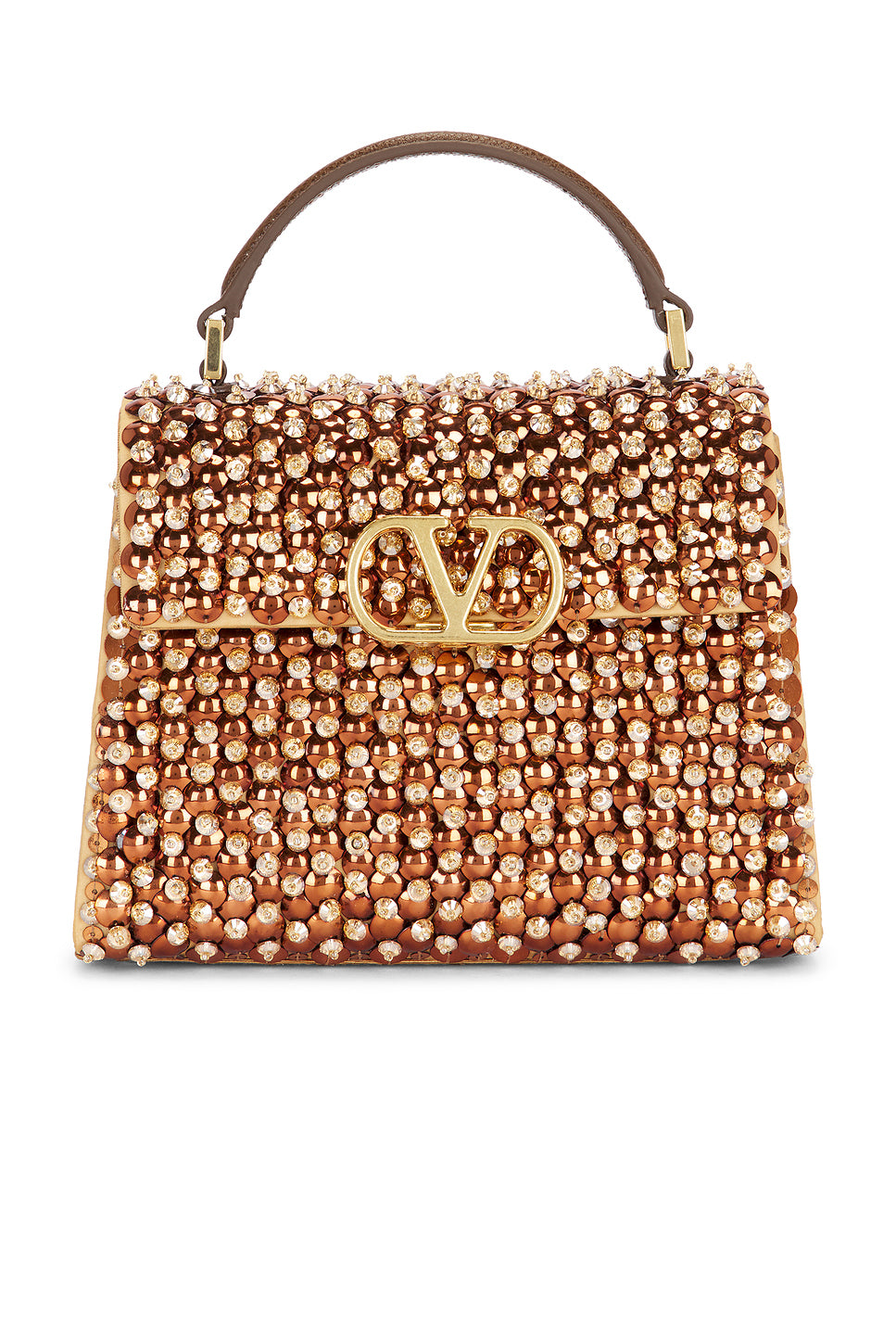 V Sling Mini Top Handle Bag