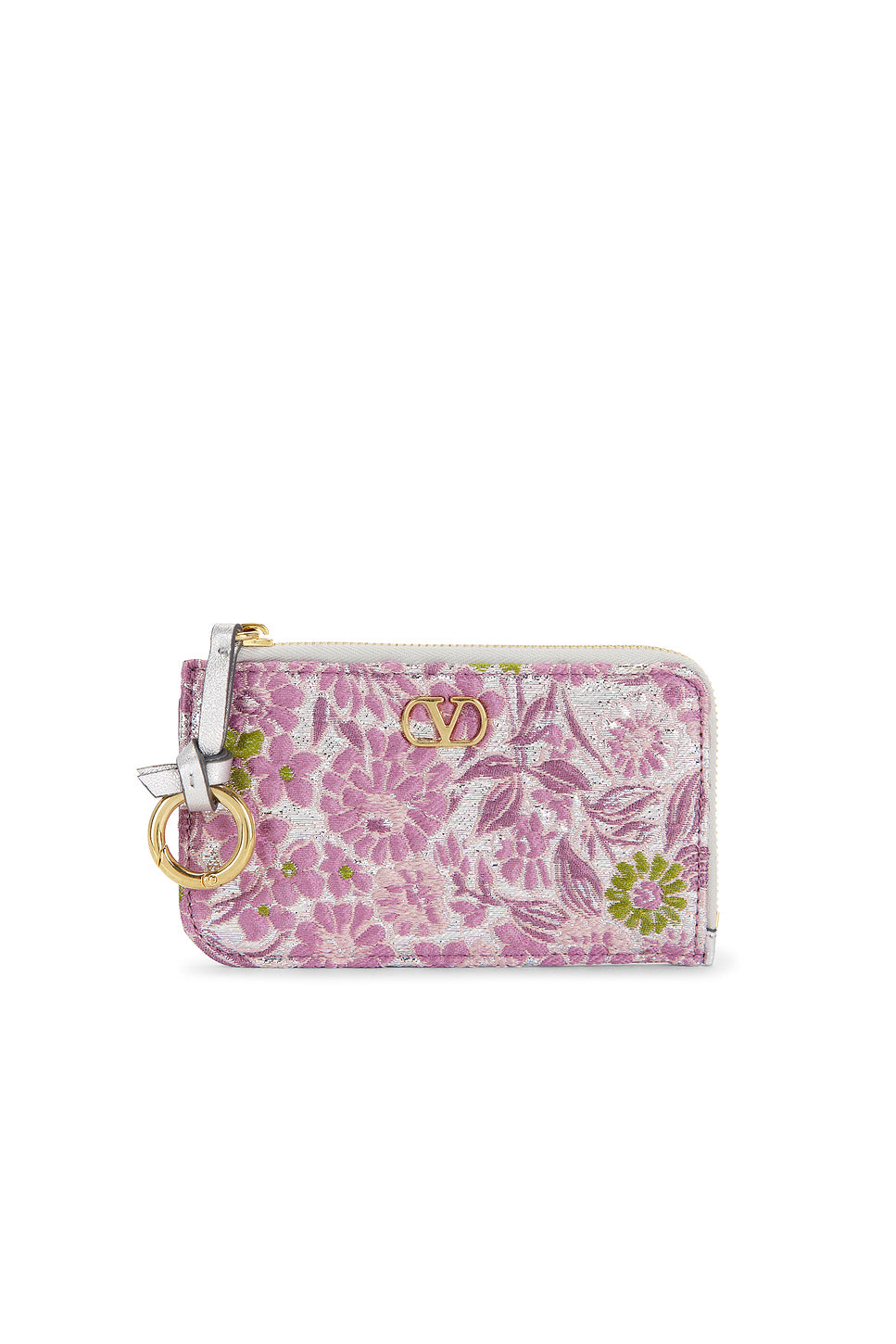 V Logo Signature Coin Purse