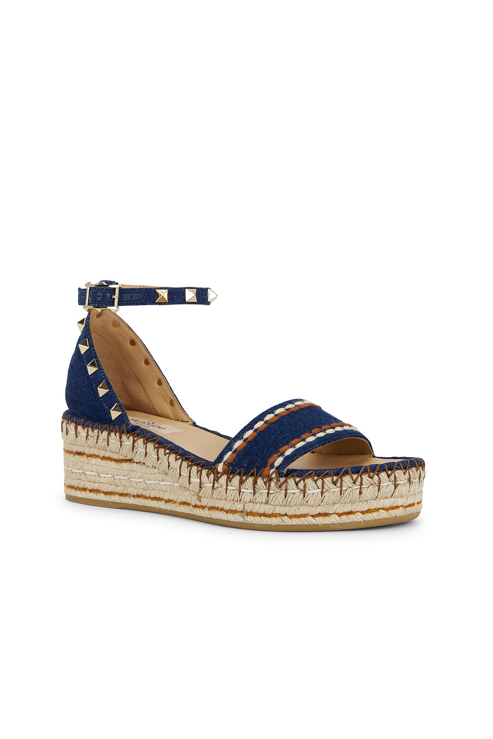 Rockstud Torchon Flatform Espadrilla Sandal