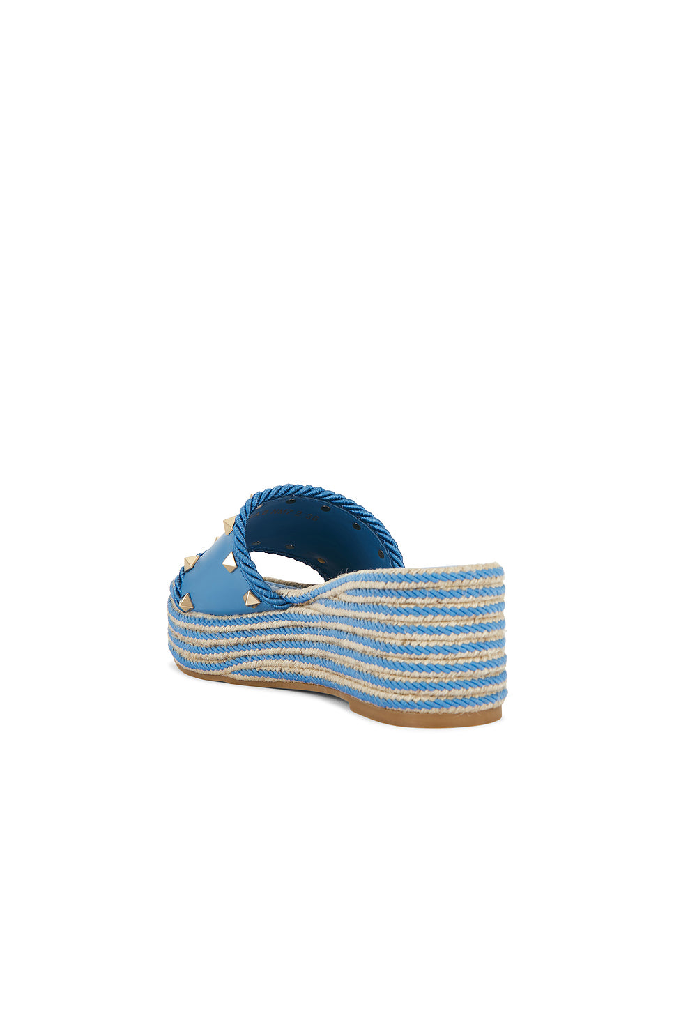 Rockstud Flatform Espadrille Slide