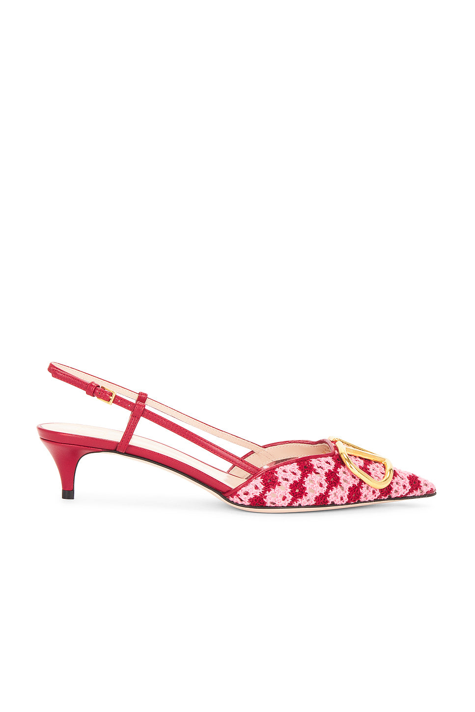 V Logo Signature 40 Slingback