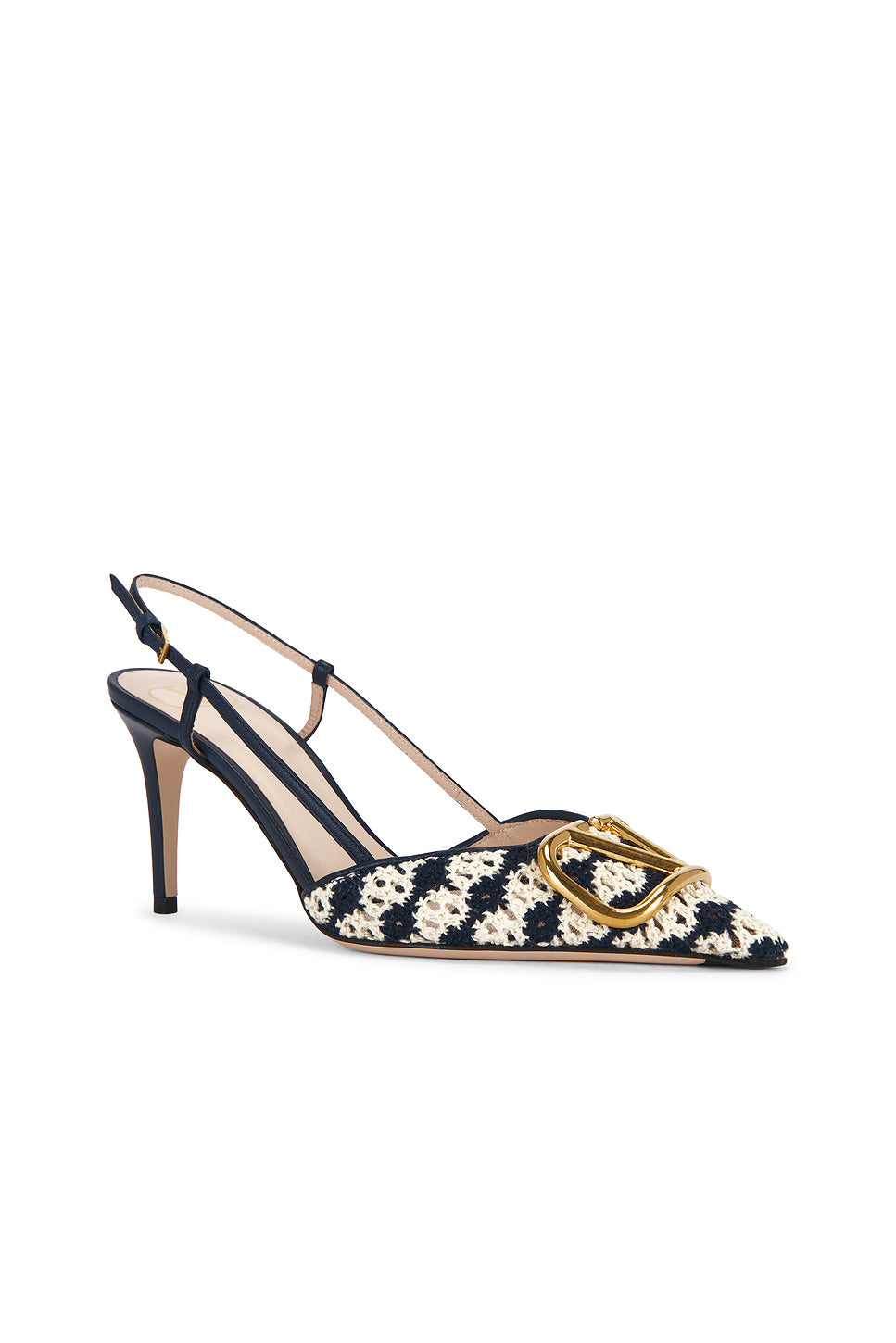 V Logo Signature 80 Slingback