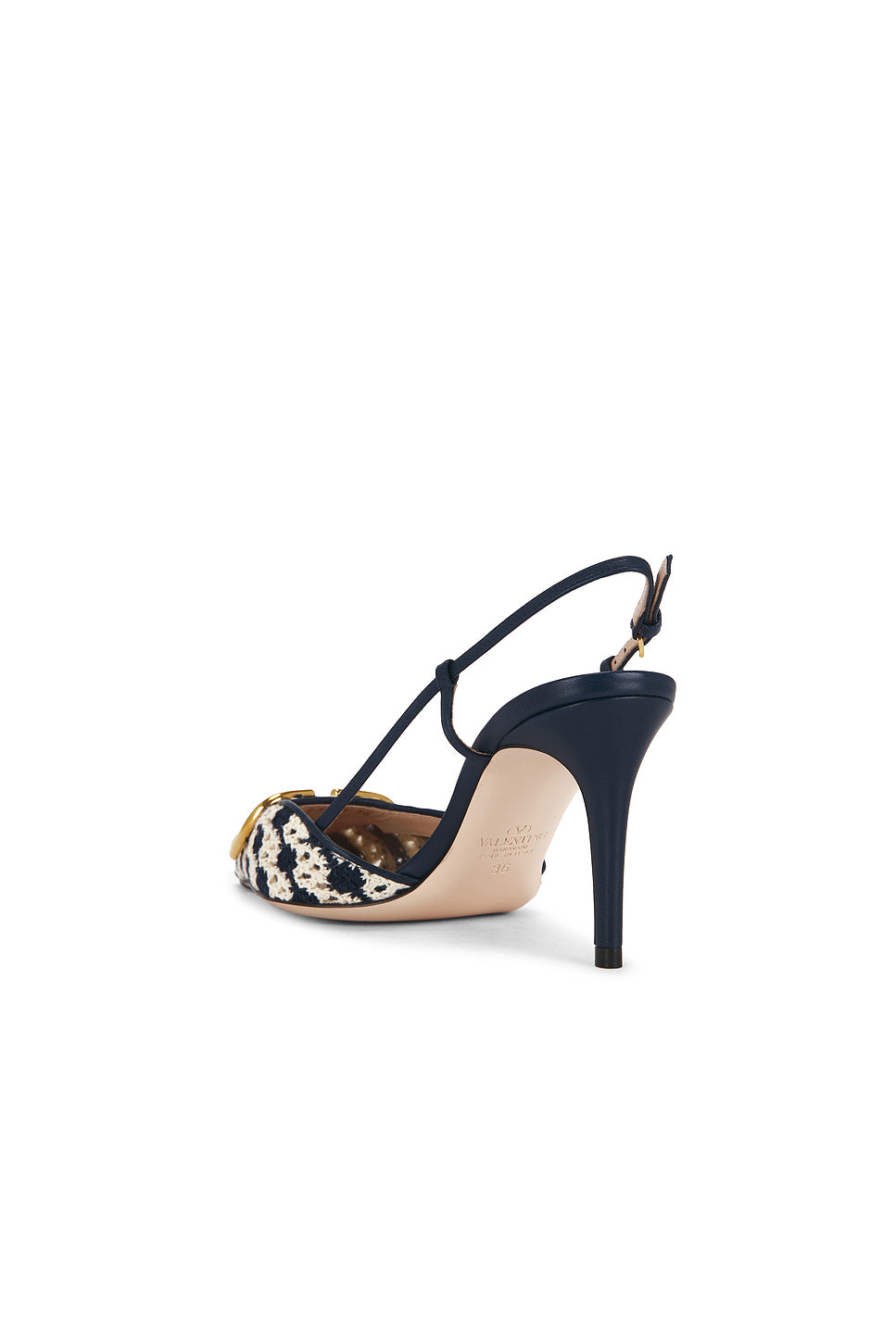 V Logo Signature 80 Slingback