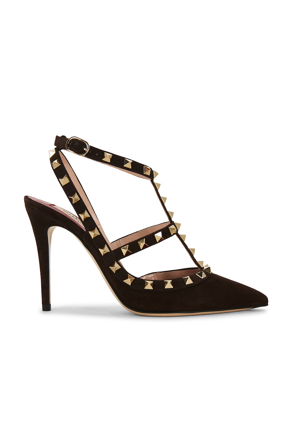 Rockstud Ankle Strap Pump