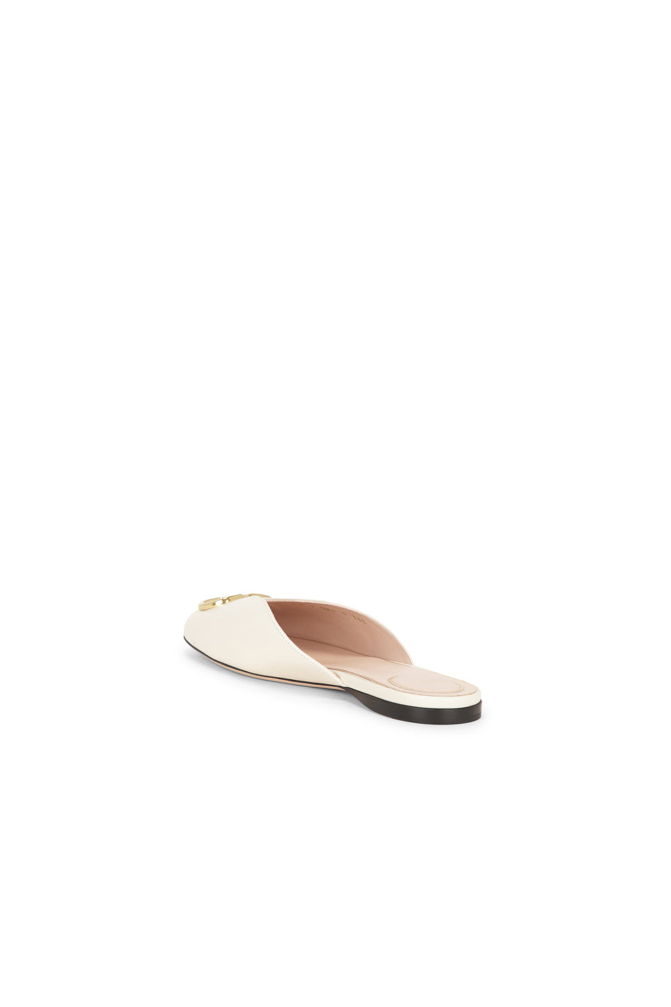 V Logo Signature Nappa Mule Flat