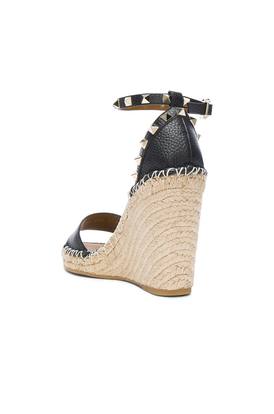 Leather Rockstud Espadrilles