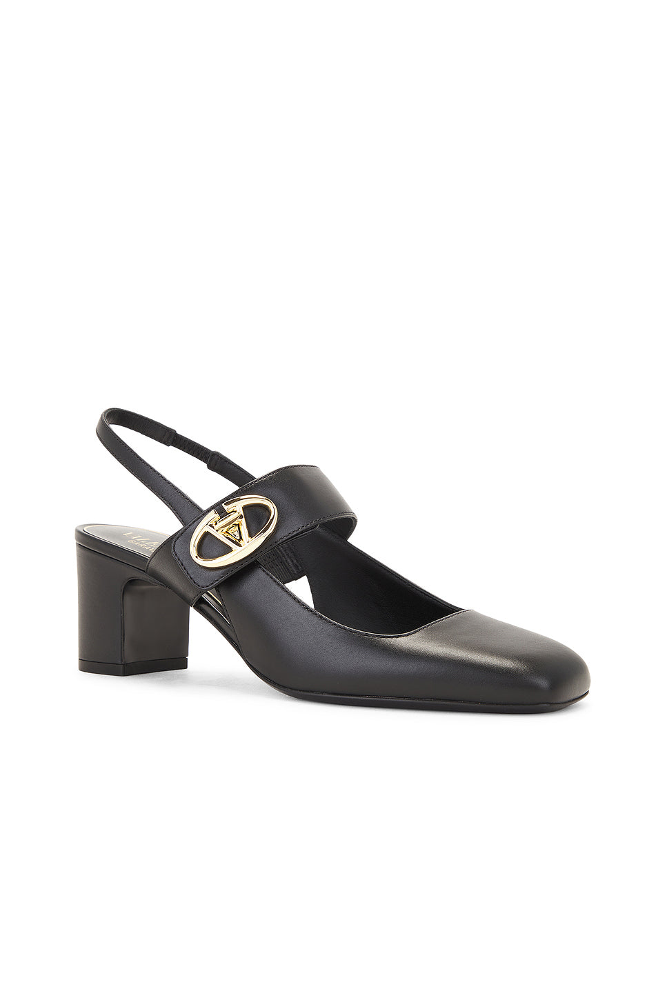 V Logo Locker Sling Back Heel