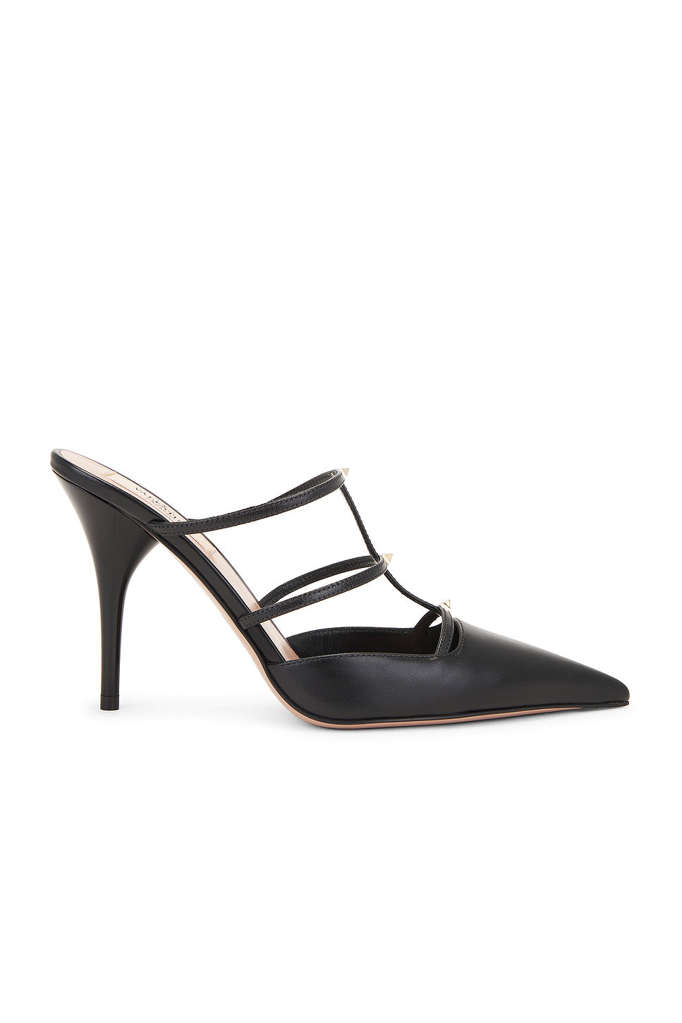 Rockstud 100 Wispy Mule Heel