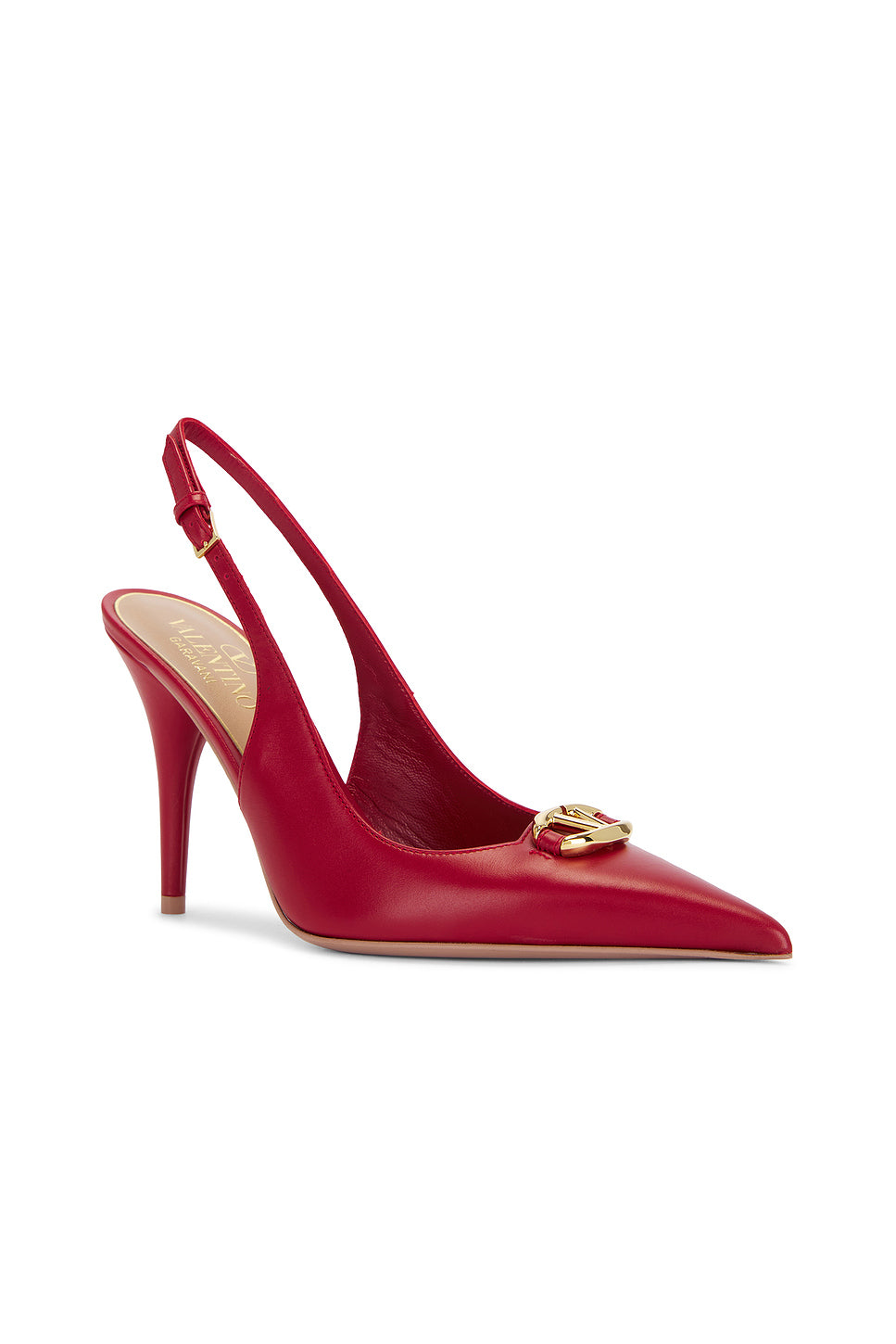 V Logo The Bold Edition Sling Back Pump