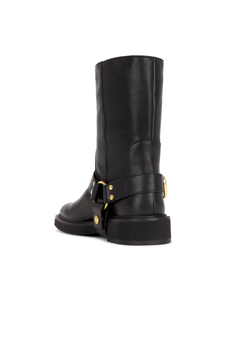 V Logo Signature Biker Boot