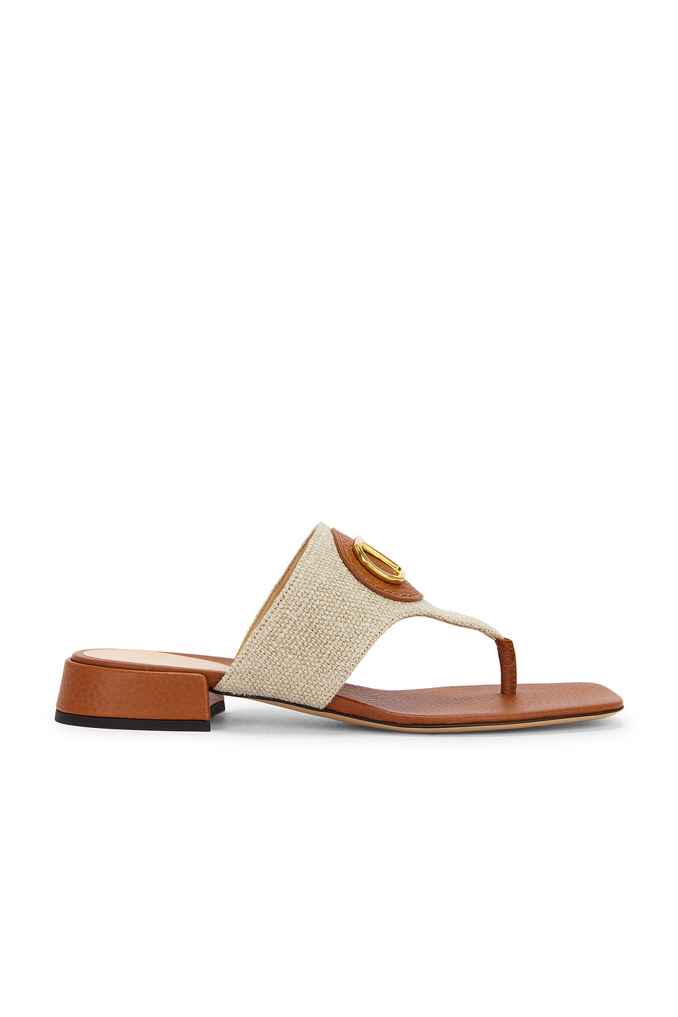 V Logo Signature Thong Sandal