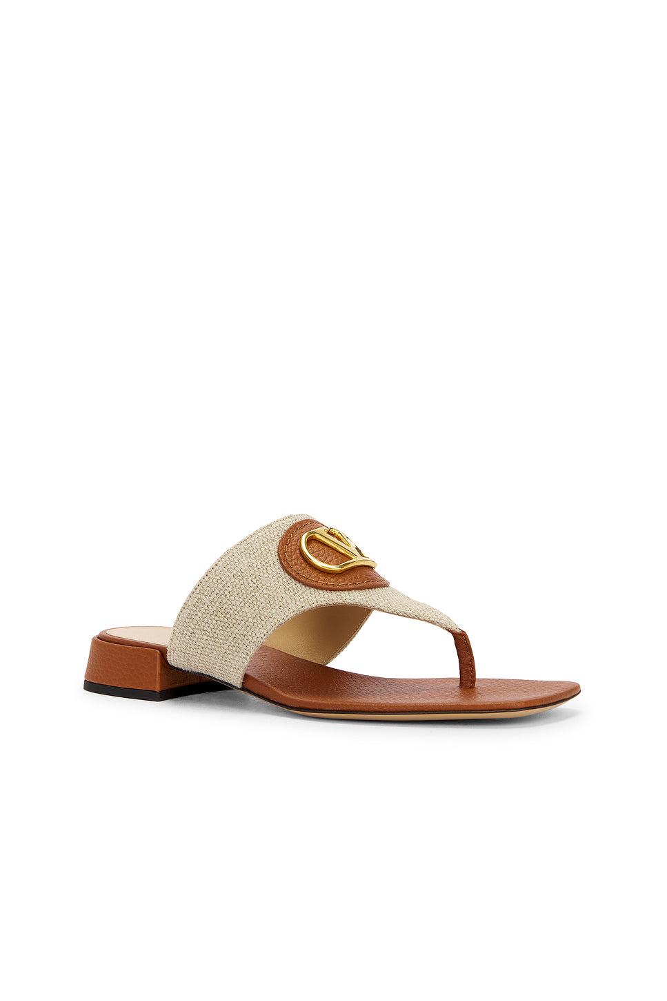 V Logo Signature Thong Sandal