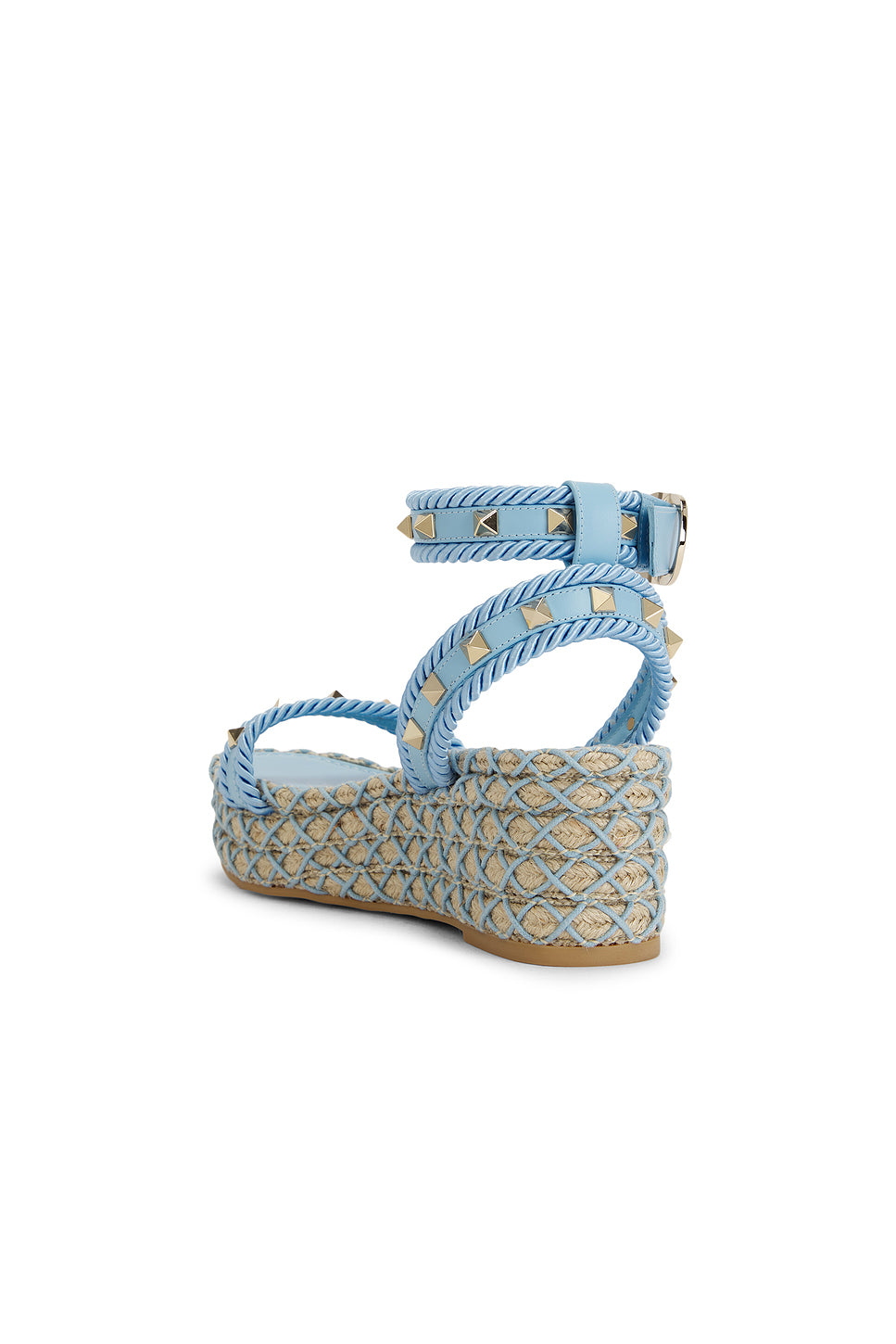 Rockstud Torchon Flatform Espadrilla Sandal
