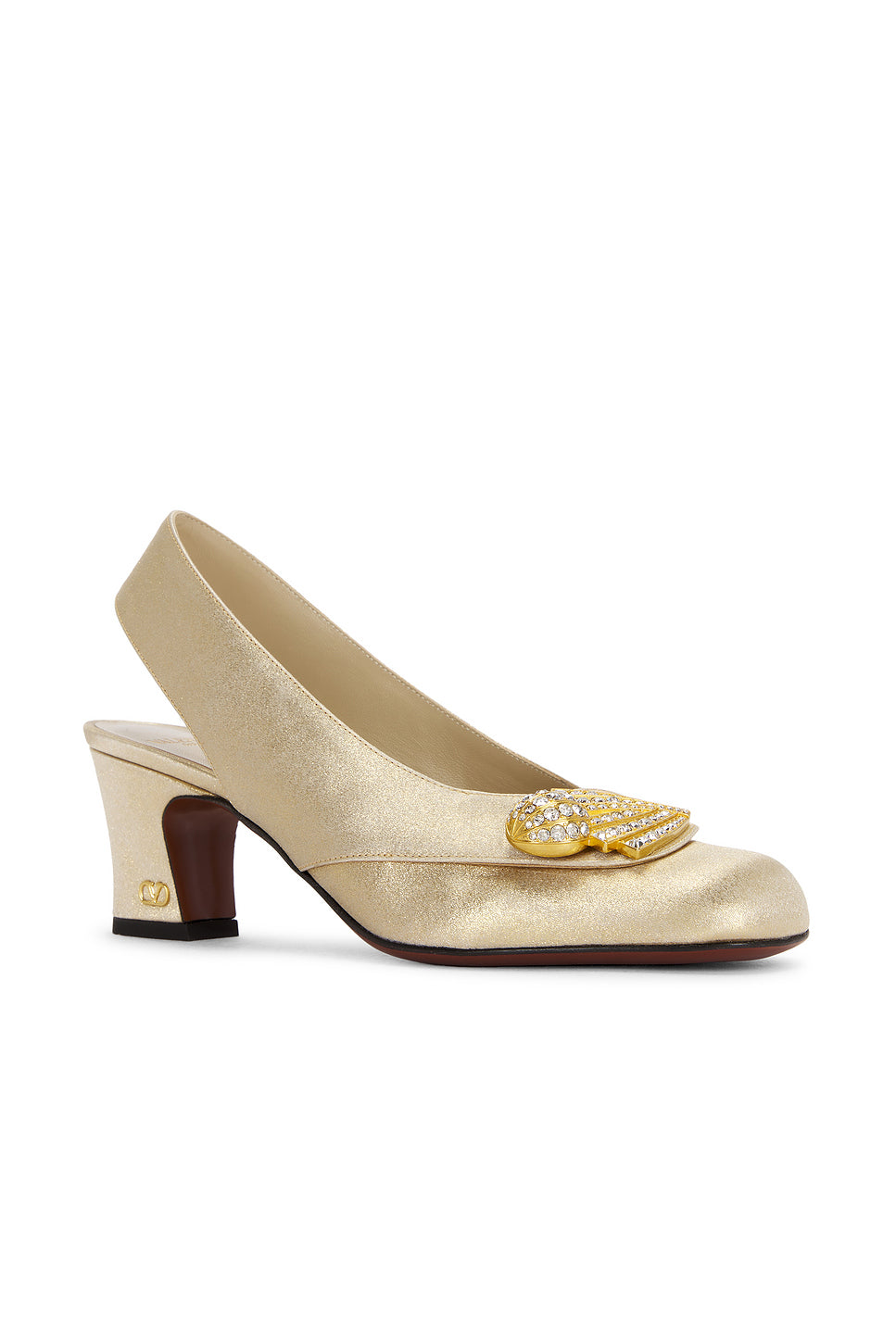 Adamantine Sling Back Pump
