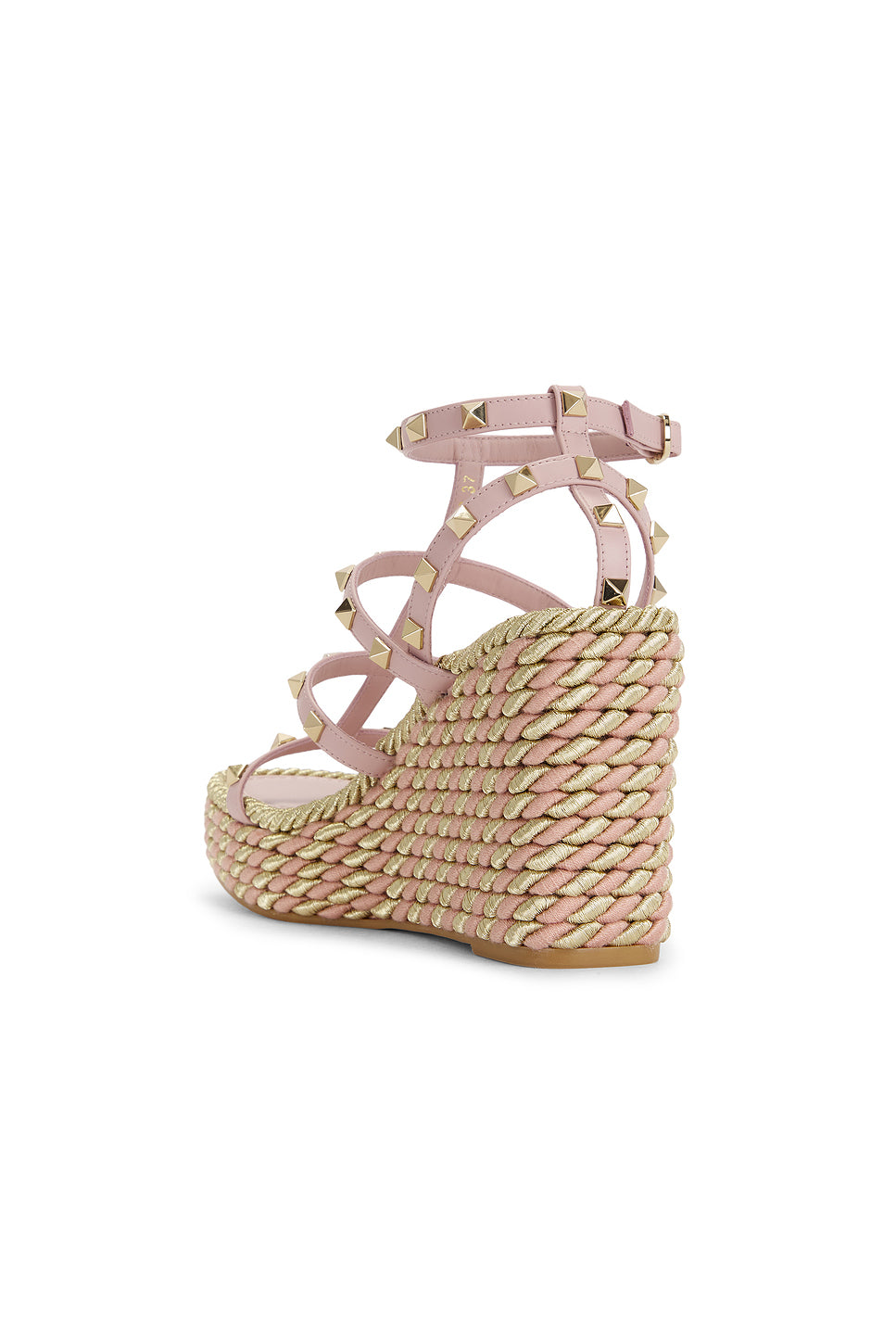 Rockstud Torchon Espadrilla Wedge