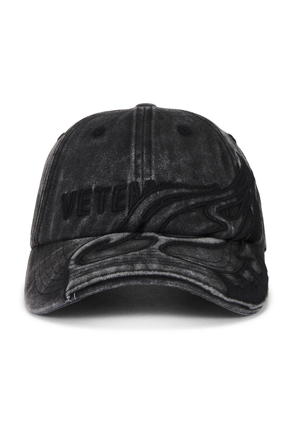 Blackout Flame Logo Cap