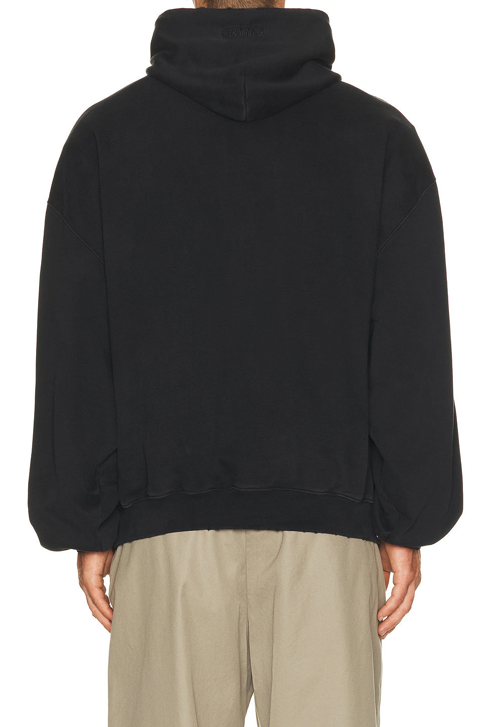 Tape Logo Destroyed Hoodie