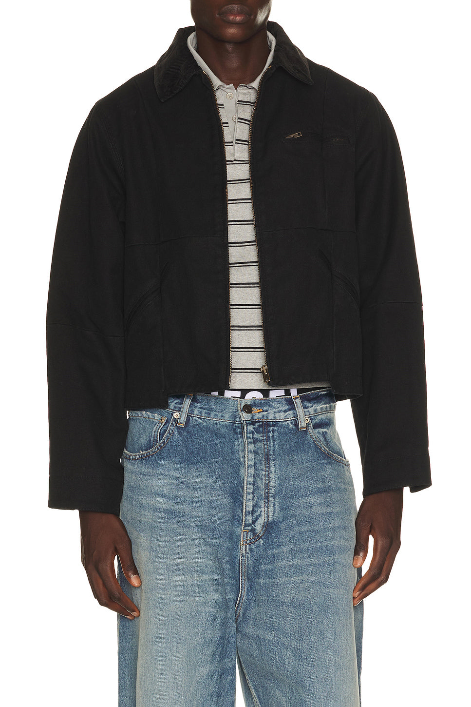 Cut-Up Workwear Jacket