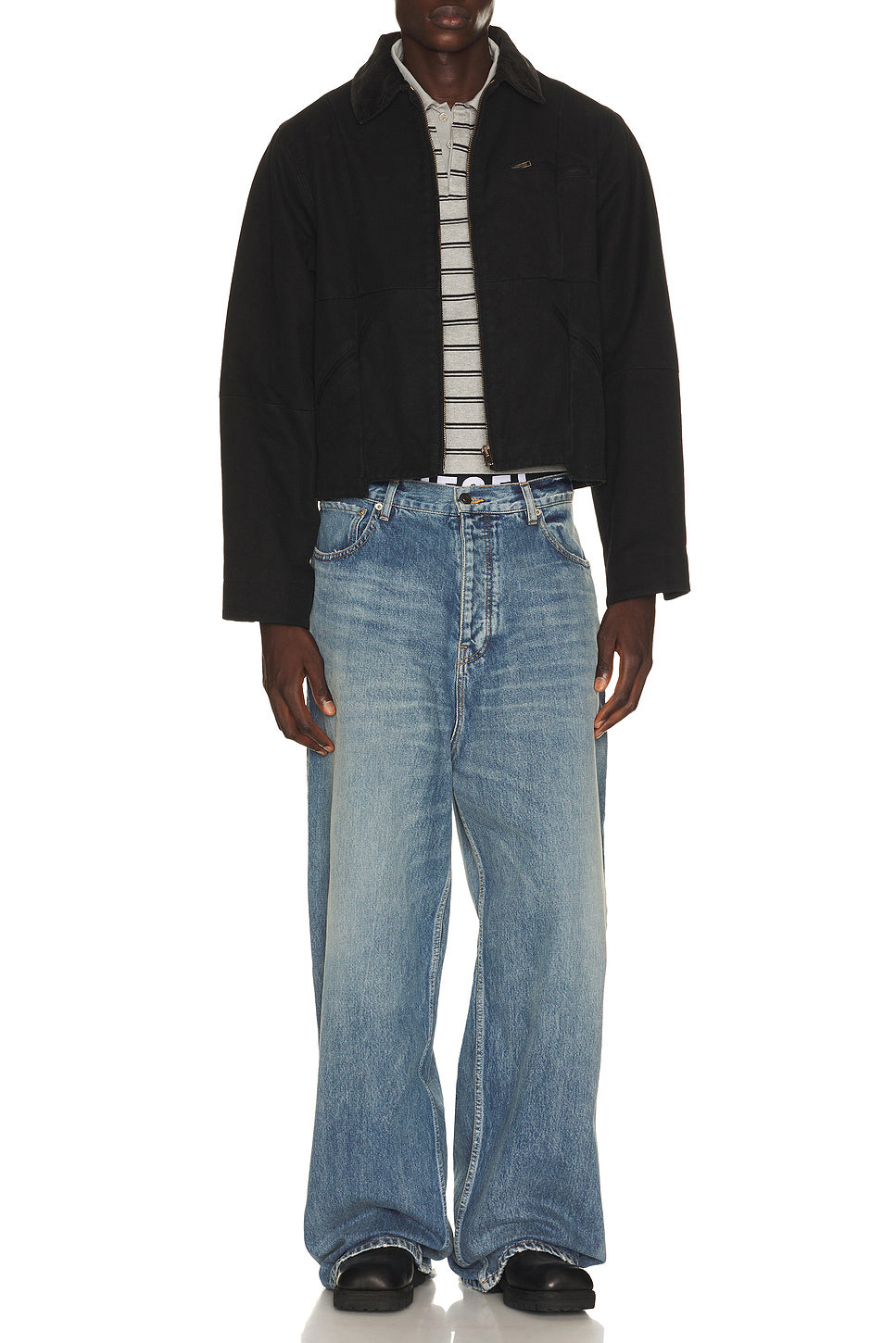 Cut-Up Workwear Jacket