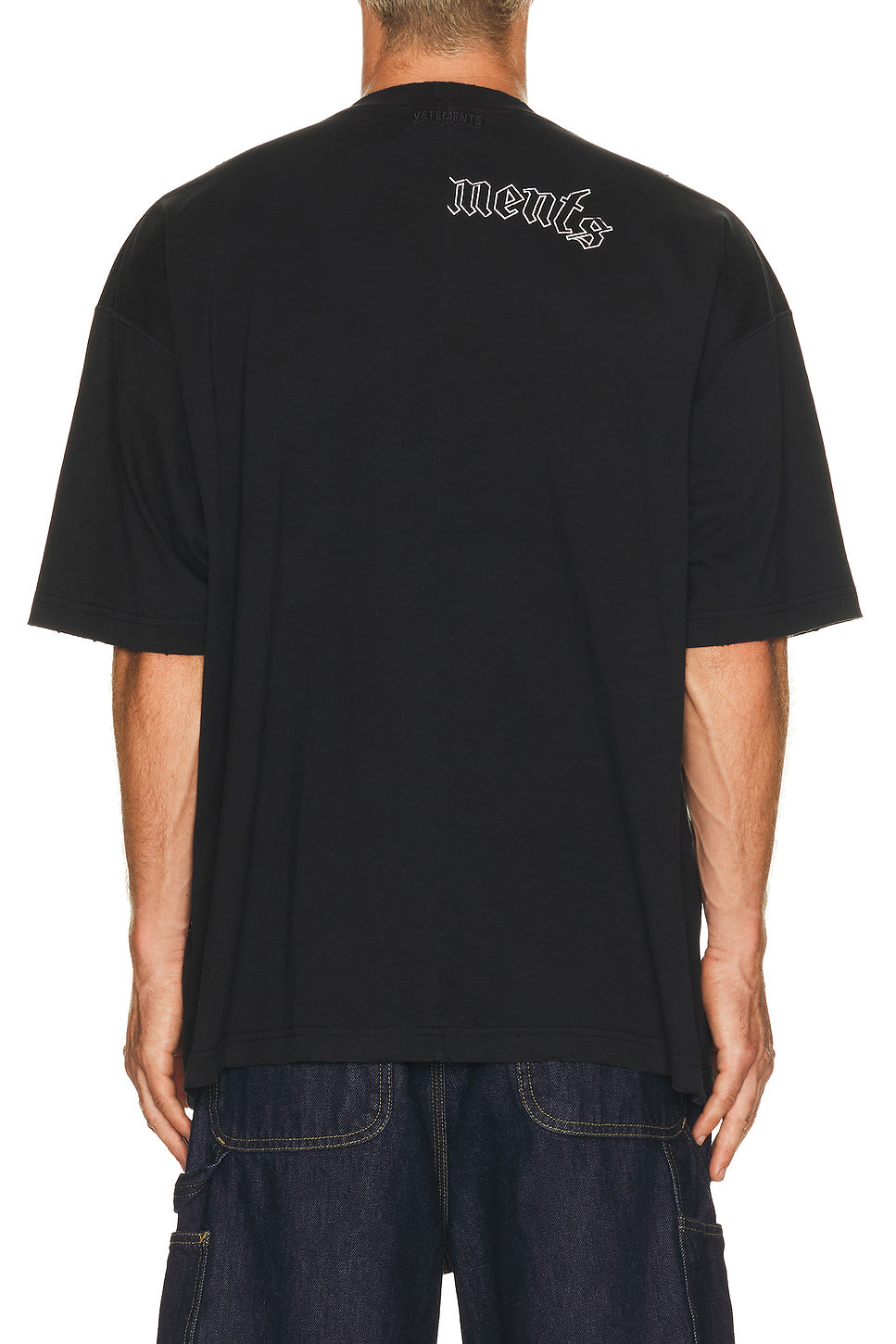 X Motorhead Double Graphic Cut-up T-shirt
