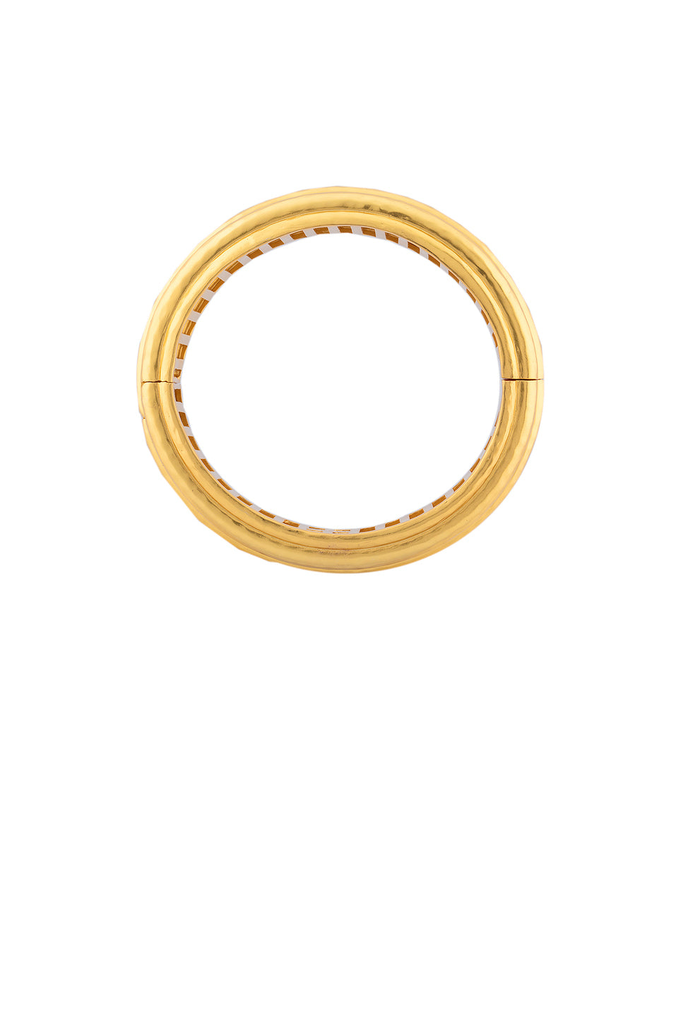 Ribbed Bangle Bracelet