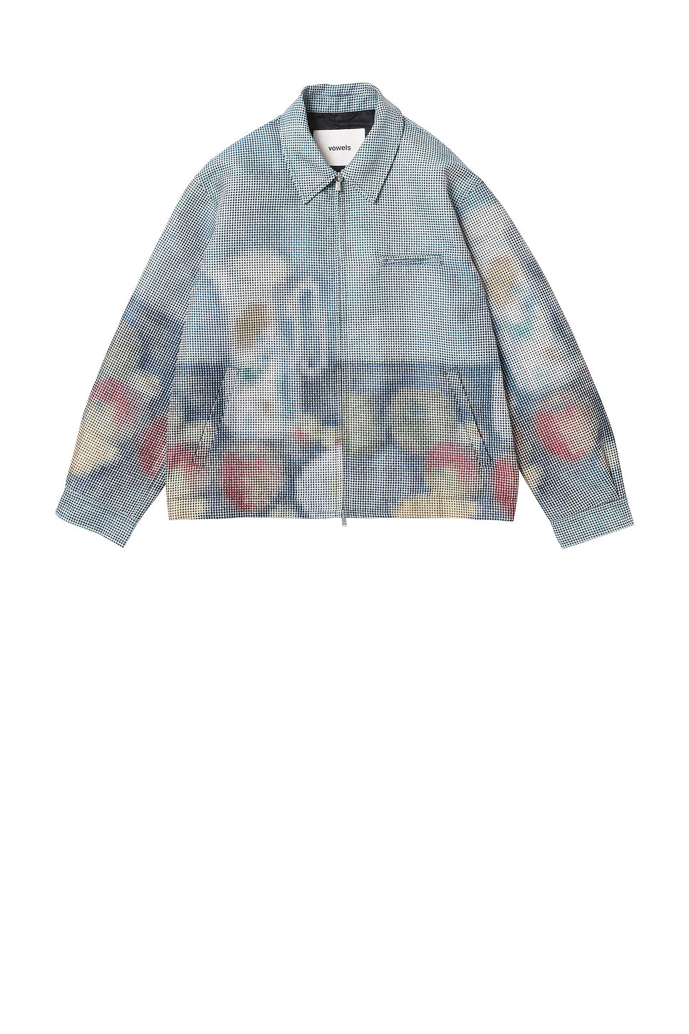Abstract Fruit Zip Up Work Jacket