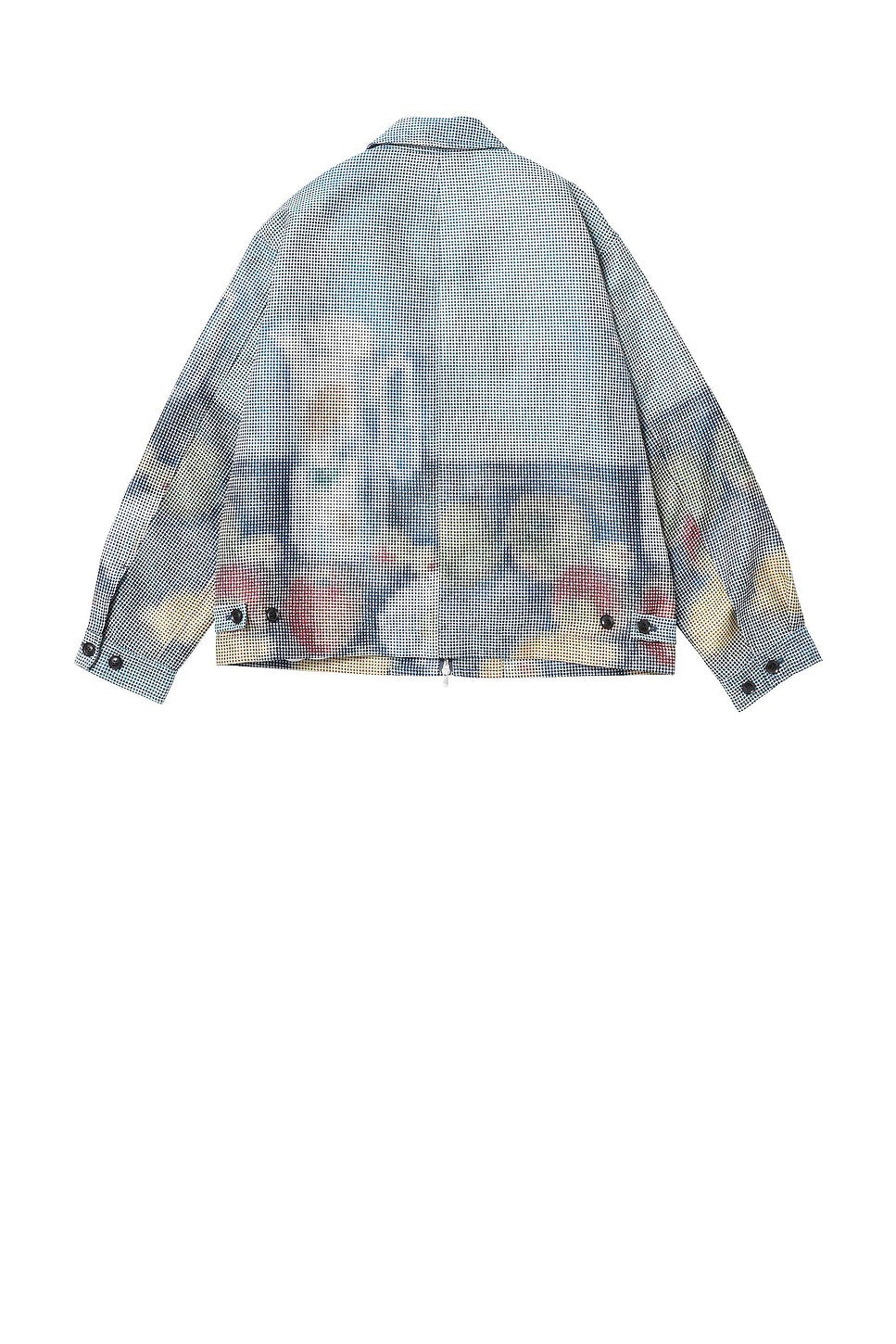 Abstract Fruit Zip Up Work Jacket