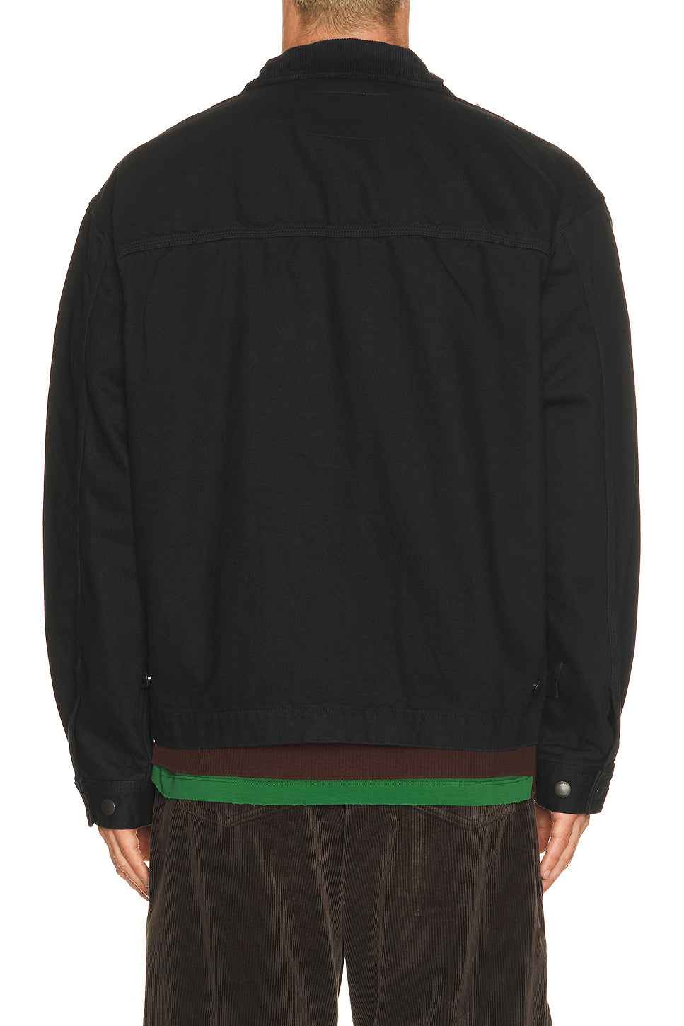 Garment Dyed Zip Up Jacket