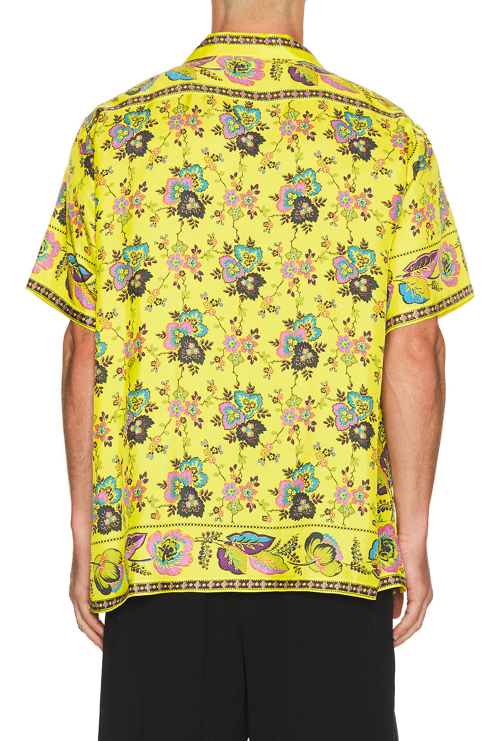Short Sleeve Silk Shirt