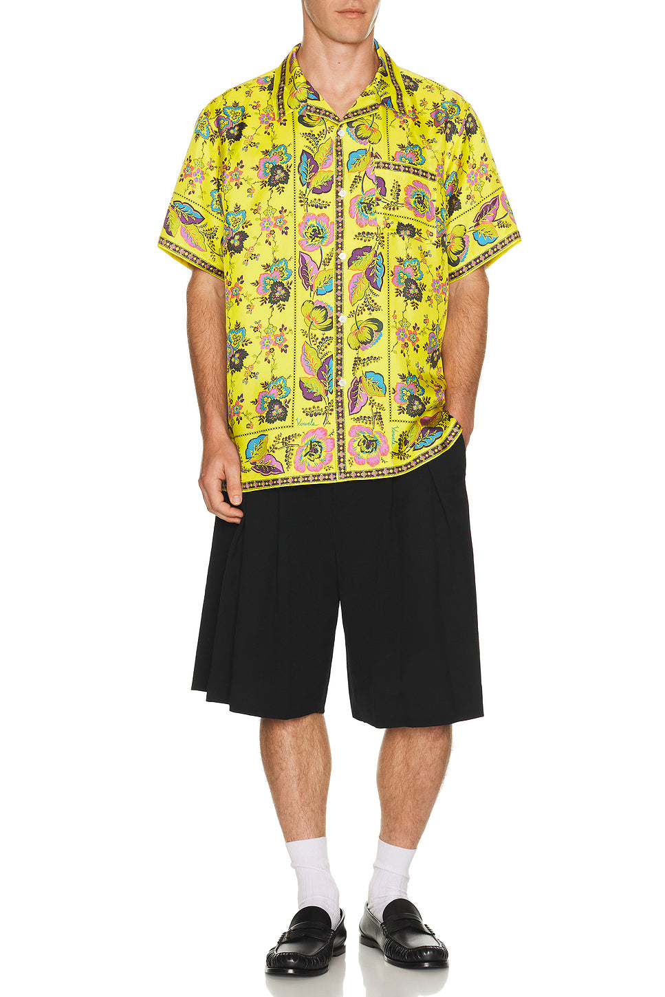 Short Sleeve Silk Shirt
