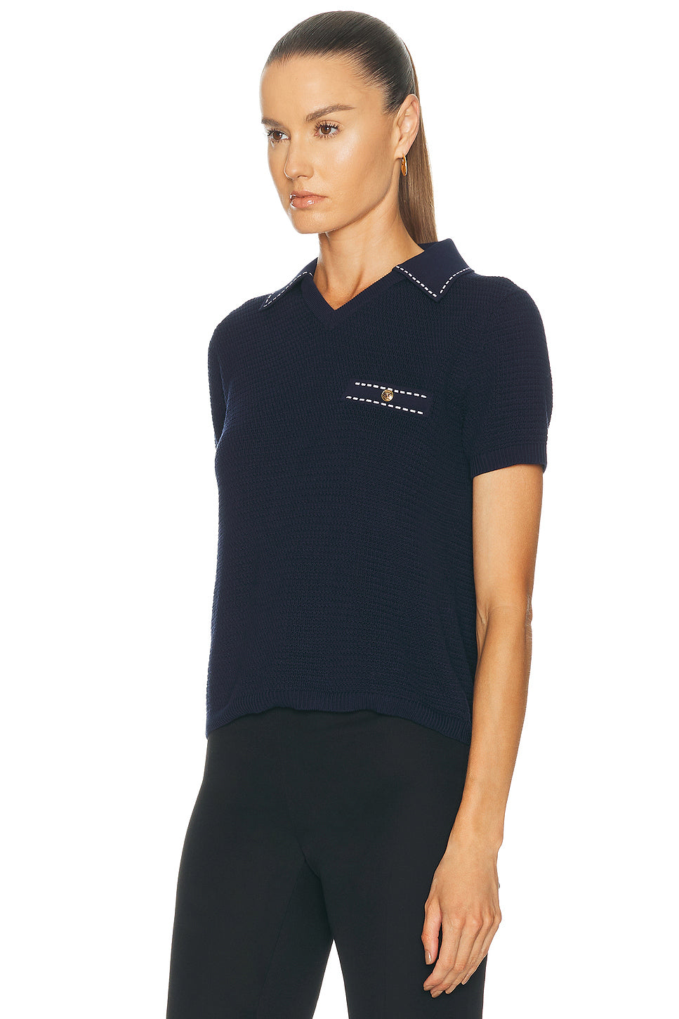 Short Sleeve Polo Top