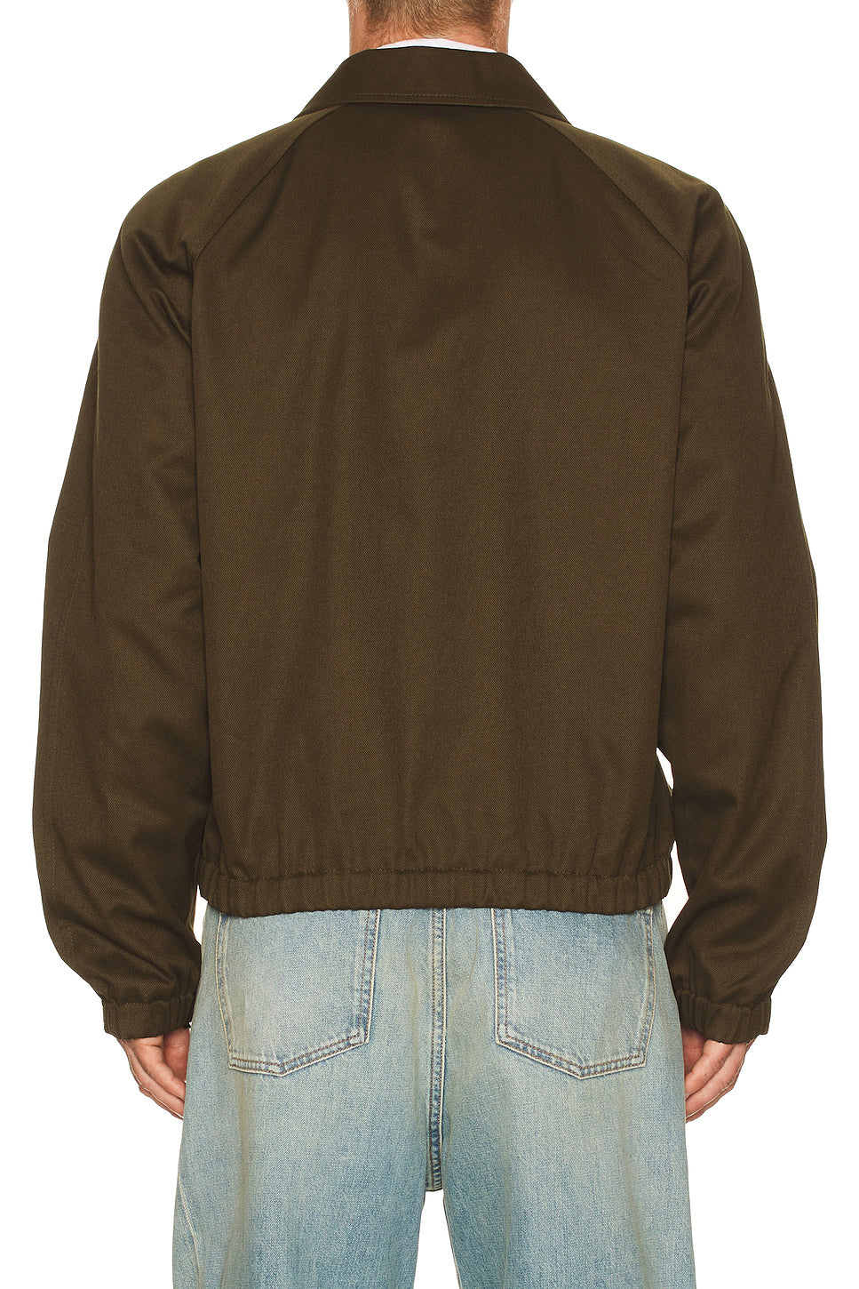 Gabardine Bomber Jacket